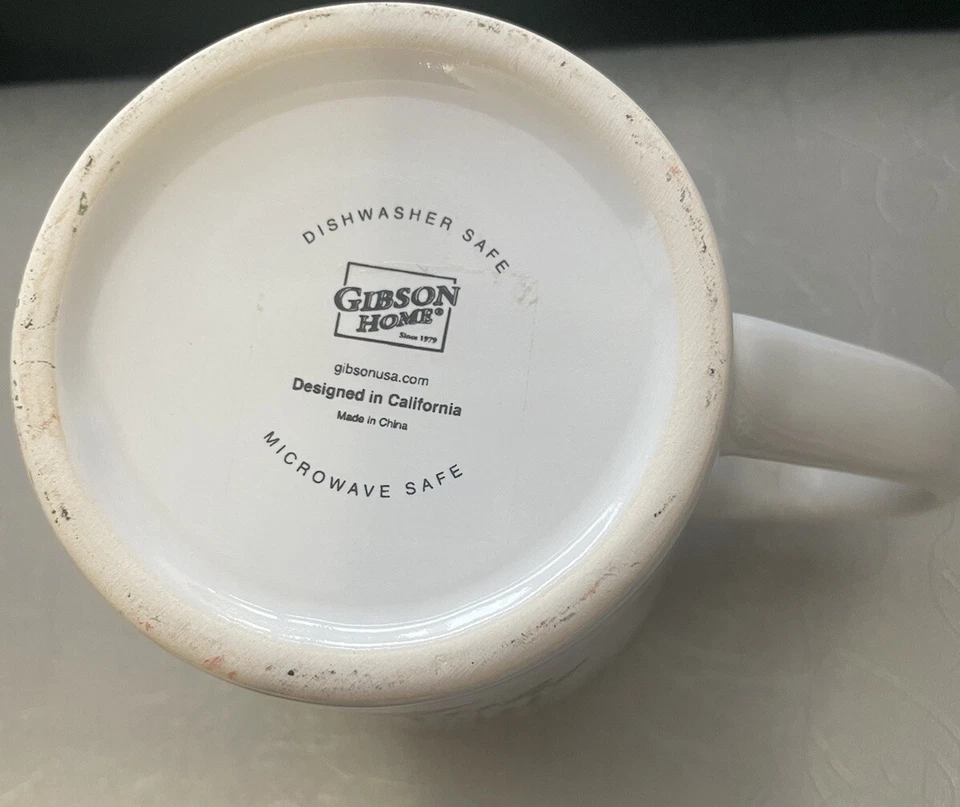 Taza de café Gibson Home "Meet Me Under Mistletoe" 16 oz novedad Foto 3 de 4