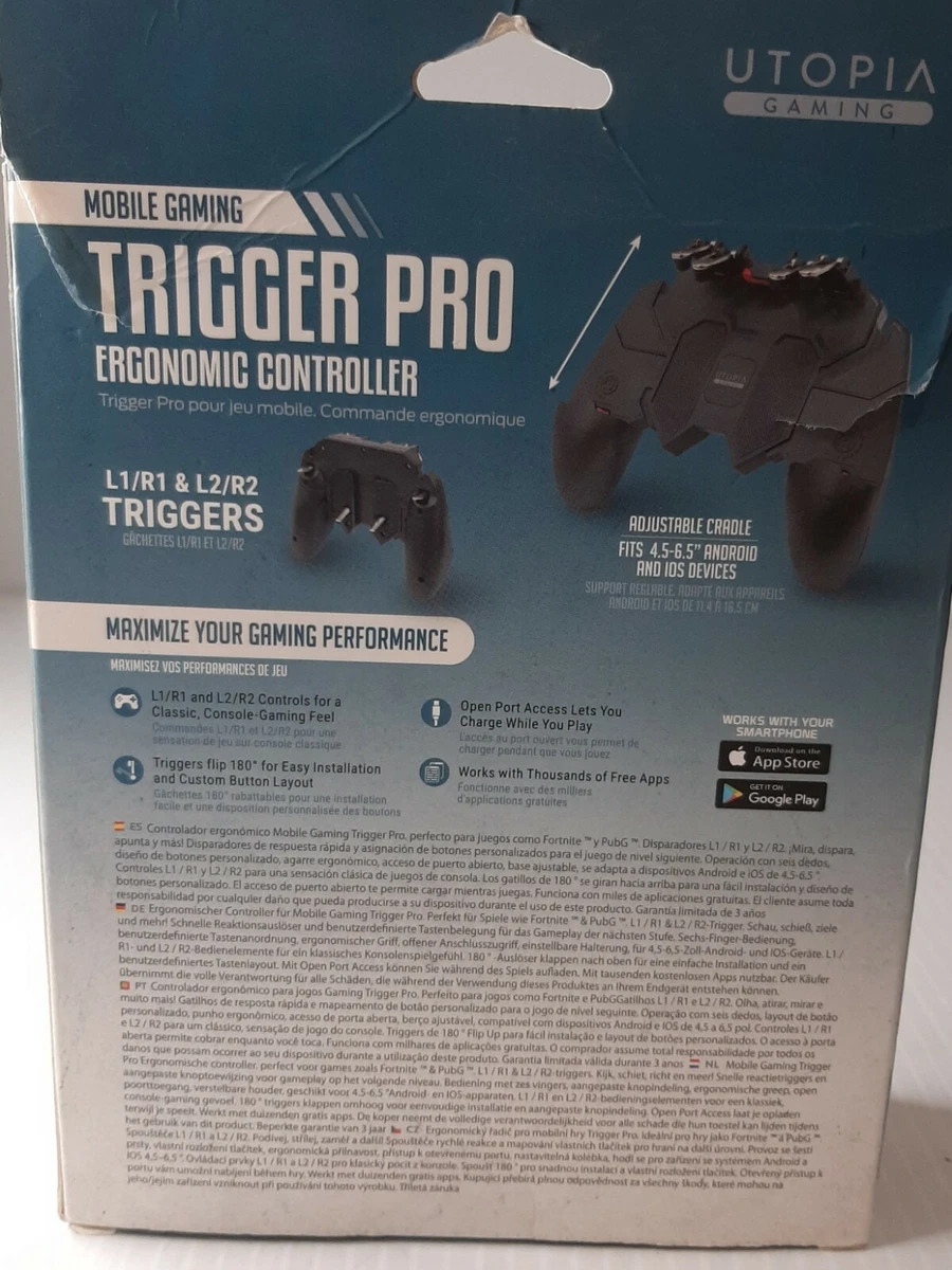 ReTrak trigger pro. Mobile Gaming Custom Gamepad Controller