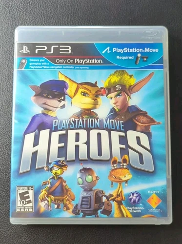  PlayStation Move Heroes Motion Game PS3  Used
