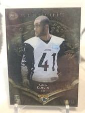 2014 Bowman Sterling Gold Refractors Jaguars Football Card #99 Aaron Colvin /99