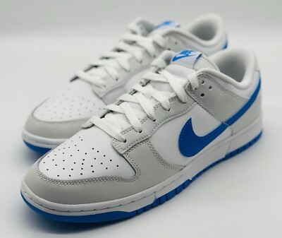 NEW Nike Dunk Low Retro Summit White Photo Blue DV0831-108 Men's Size 12