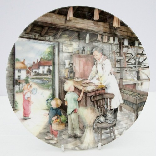 Royal Doulton Bone China Old Country Collector's Crafts Plate Candle Maker