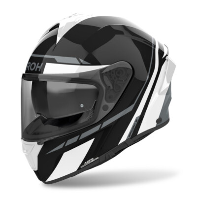Airoh Spark 2 Spinner Glossy White Full Face Helmet Size XL