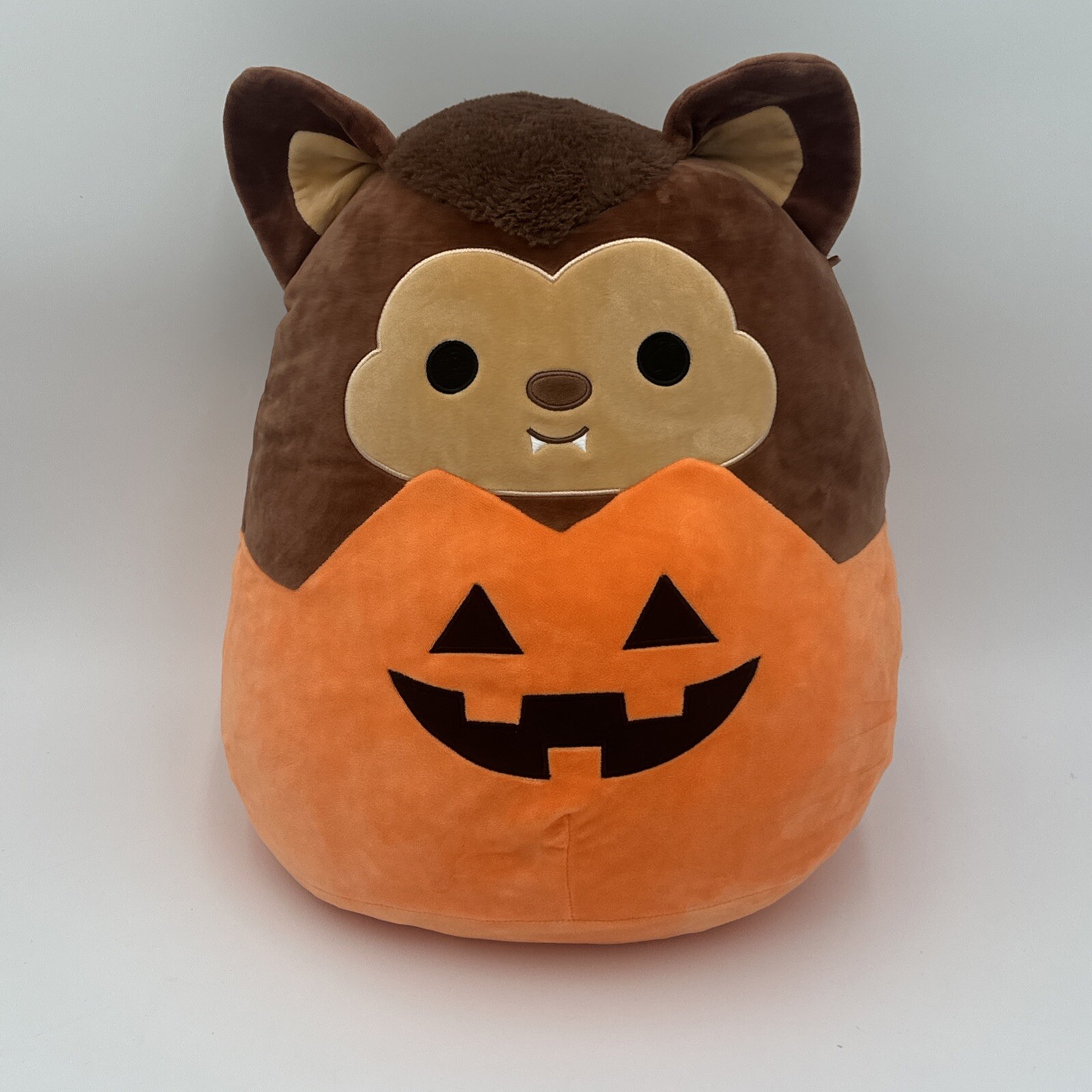 Squishmallows Official 2021 Halloween 20” Wade the Werewolf Pumpkin Plush Toy
