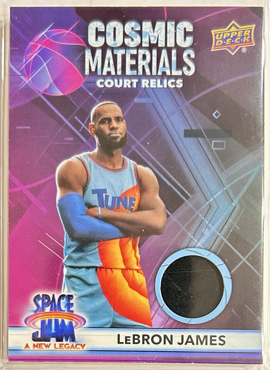 LeBRON JAMES Cosmic Materials SSP Court Relics 2021 UD SPACE