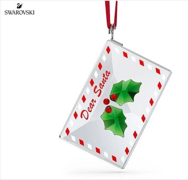 Swarovski Holiday Cheers Letter to Santa Ornament MIB #5630339