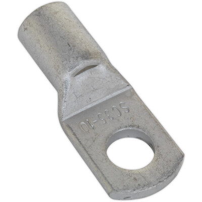 10 Stück verzinnte Kupfer Lug Terminal - 35 mm² x 10 mm - Crimp Lötkabel Öse