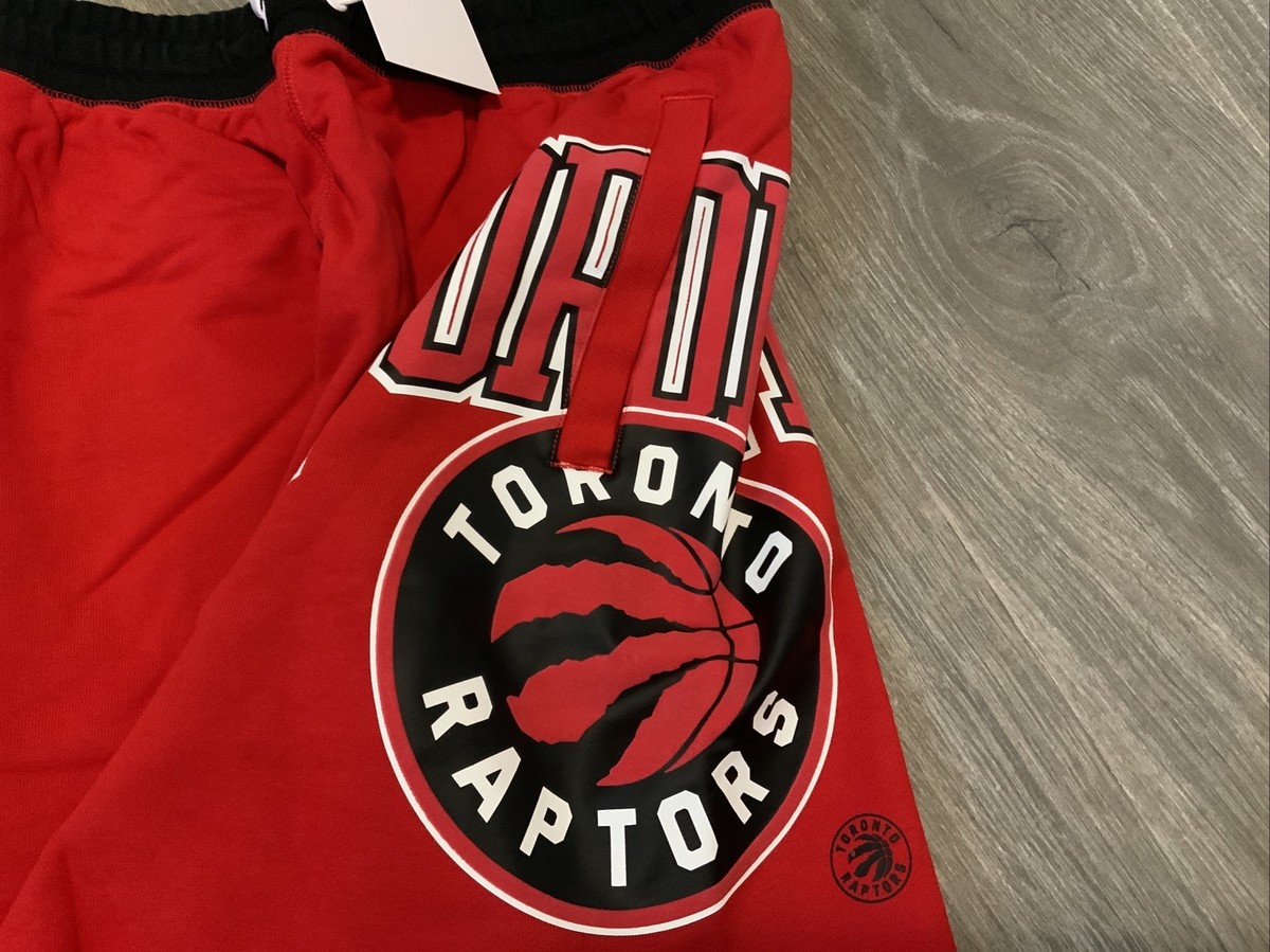 Nike Toronto Raptors Red 75th Anniversary Courtside Fleece Shorts