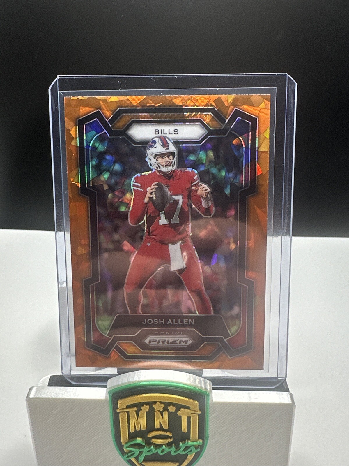 2023 Panini Prizm Orange Cracked Ice Josh Allen Buffalo Bills No. 32