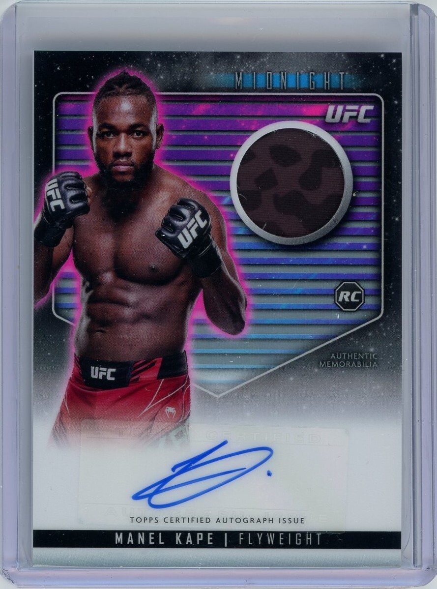 UFC マネル・ケイプ 50シリ直筆サインカード パッチオート Topps UFC マネル・ケイプ 50シリ直筆サインカード パッチオート Topps