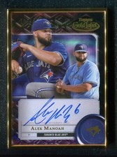 2022 Topps Gold Label Framed Autographs Black Alek Manoah /75 Toronto Blue Jays