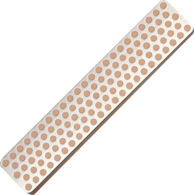 DMT 4 3/8'' x 7/8'' Diamond Whetstone Sharpener Tan Extra Extra Fine Grit A4EE