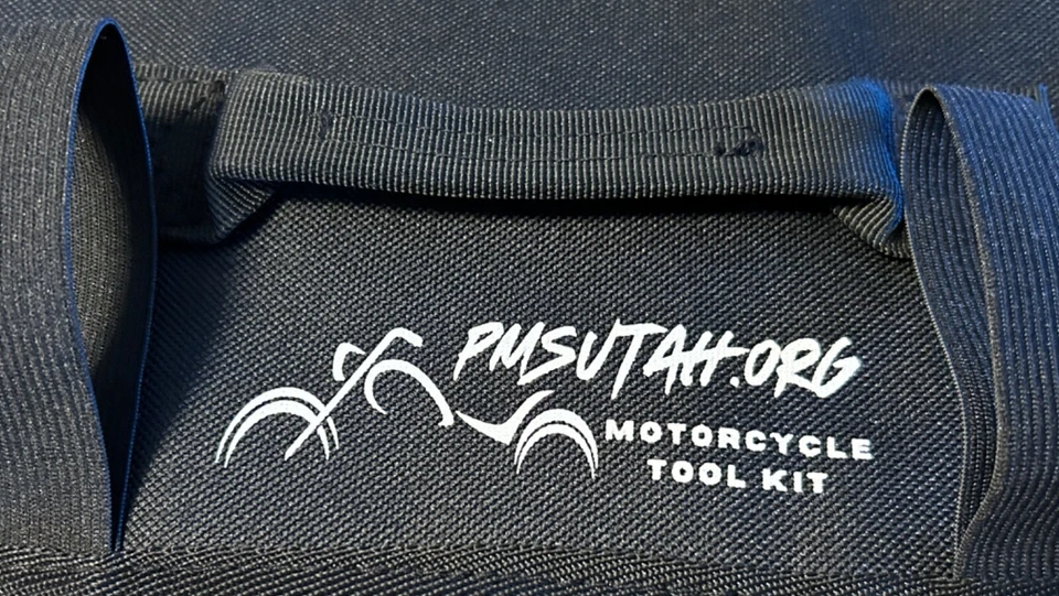 Roll Up Motorcycle Tool Kit Bag Pouch Pockets Heavy Duty Harley Davidson RollUp - Image 4 of 4