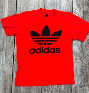 black red adidas shirt