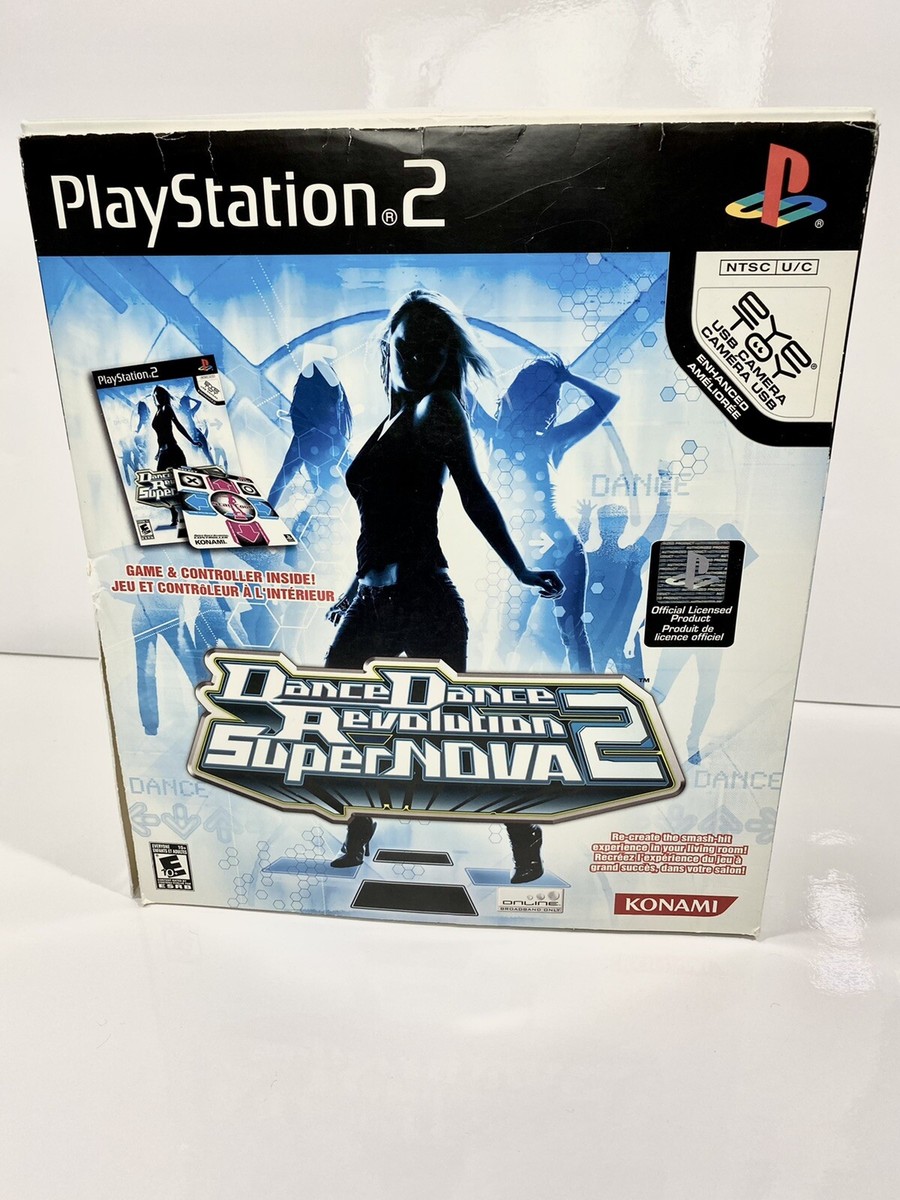 Dance Dance Revolution Supernova 2 PS2 With Box, Mat & Game CD
