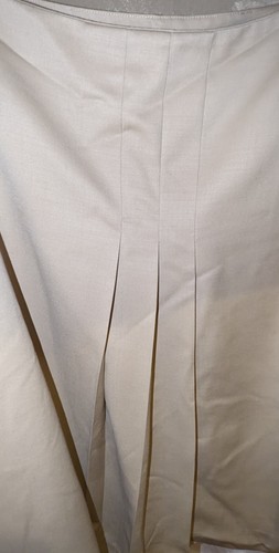 Vintage Women's 2pc Suit Lands' End Size 16 Ivory Cream Jacket and Skirt USA - Picture 17 of 22