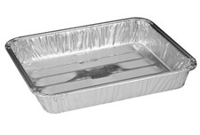 Handi-Foil 8" x 7" x 1.3" Pequeño Mini Tostador Horno Asador Sartén para Hornear HFA REF# 334