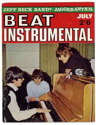 Beat Instrumental Magazine No 39 July 1966 Jeff Beck Mick Jagger Ronnie Lane
