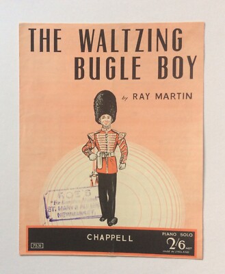 THE WALTZING BUGLE BOY - RAY MARTIN - PIANO SOLO - NOTEN
