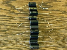 10pc Electrolytic Capacitor Axial 2000hr +105℃ 100uF 100V φ13x21mm Supertech