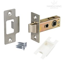 Bolt through Internal Door Latch (to suit a satin finish) 45mm backset