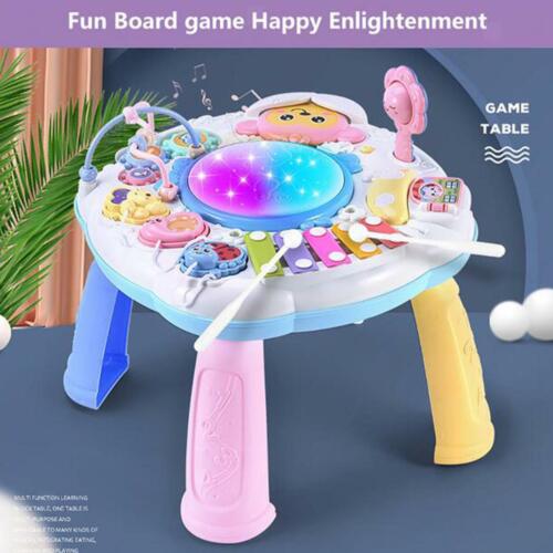 Baby Play Learn Activity Table Musical Toys 6 12 Months Toddler Early Education - Picture 1 of 13