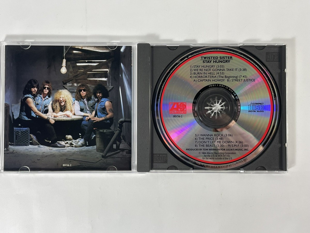CD Twisted Sister Stay Hungry = ステイ・ハングリー WPCR14250 Atlantic /00110 Amazon.com: Stay Hungry: CDs & Vinyl