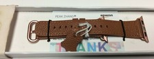 New Peak Zhang leather smart watch band, in original box, 32mm lugs,nice - T837