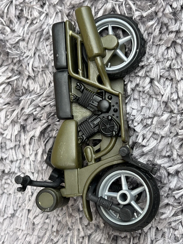 Century Army Motorcycle Green Back  Collectible  Toy - Image 3 of 3