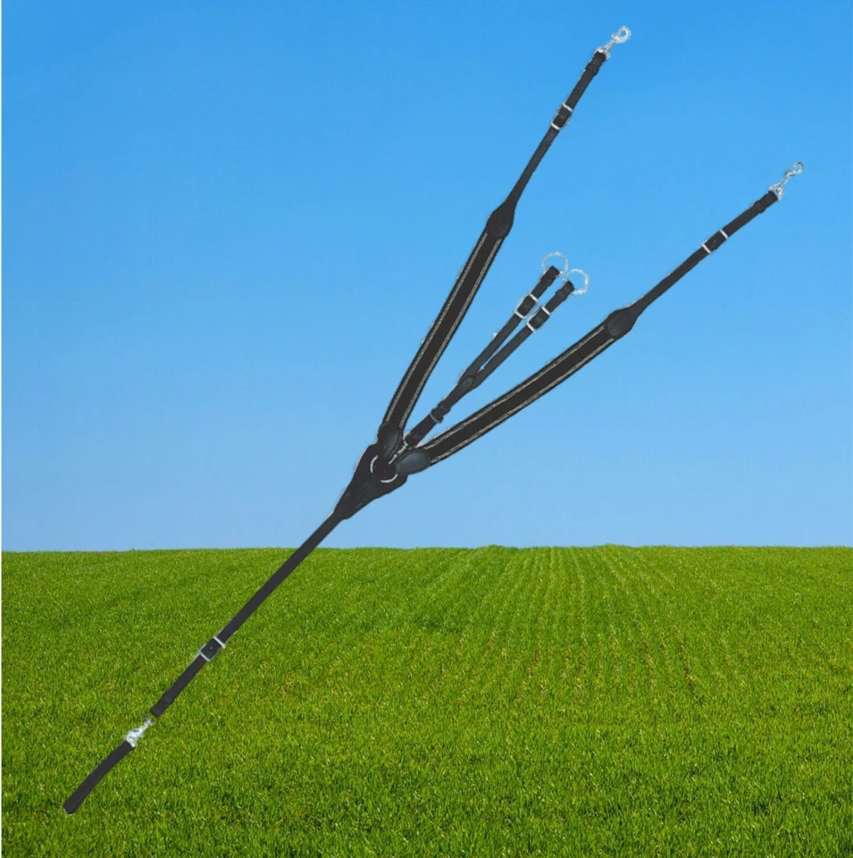 Euroriding Vorderzeug Iowa Natural Line, elastisch, Vorderzeug mit Martingal - Bild 1 von 1