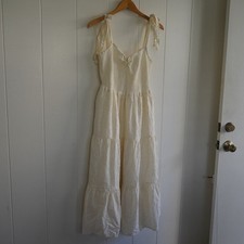 MADEWELL Women's Lace Cotton Sleeveless Midi Dress