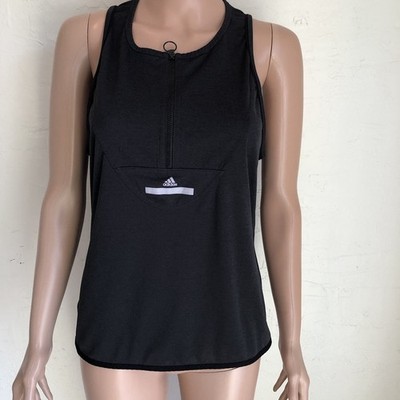 Adidas Stella McCartney Women's S Dark Gray Tank-Top Sleeveless Activewear Top