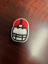FOOTBALL HELMET CROC shoe Charm -
