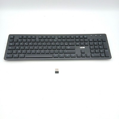APM Tastatur Wireless 24 GHz Computer Zubehör AZERTY 105 Ergonomische Tasten Mul