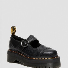 Dr. Martens Black Platform Mary Jane Shoes NEW