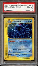 PSA 10 GEM MINT Tentacruel H26/H32 HOLO RARE Aquapolis Pokemon Card on eBay