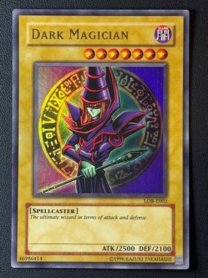Yu-Gi-Oh - Dark Magician - LOB-E003 - Ultra Rare Original Print- Unlimited - VLP