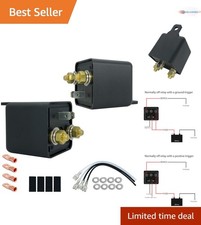 High Power 120A 12V SPST Relay Set Heavy Duty Industrial Vehicle Use
