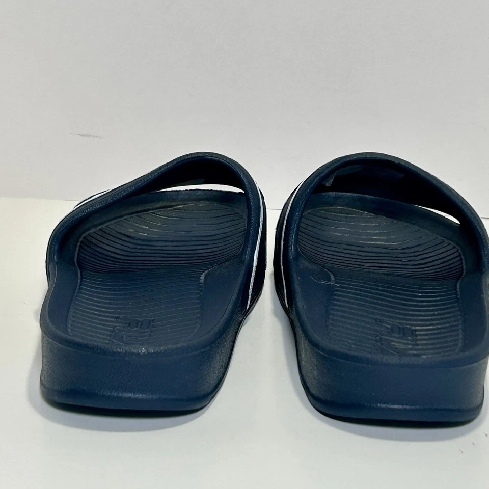 Sandálias FILA NOVAS Slides elegantes infantis KS12 azul marinho, vermelho, branco - Imagem 4 de 4