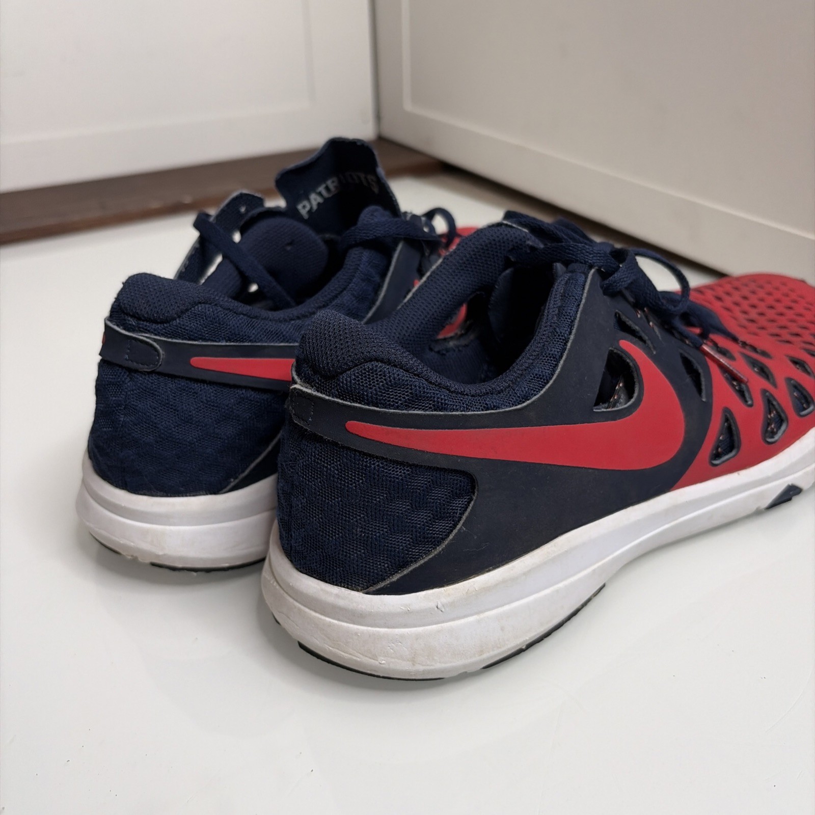 Nike Train Speed 4 AMP New England Patriots NFL Shoes Mens 11 2016 image 4