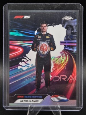 2025 Topps Chrome Formula 1 F1 Max Verstappen Neon Nations SP #NN-1