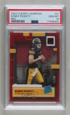 2022 Clearly Donruss Rated Rookie Red 45/49 Kenny Pickett #51 PSA 10 GEM MT 0q21