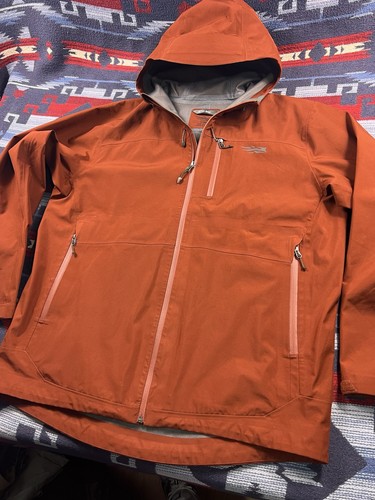 Sitka GoreTex wasserdichte Gravelly Shell Jacke Regen Jagd Angeln Mantel rost XL - Bild 8 von 15