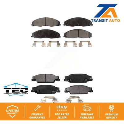 Front Rear Ceramic Brake Pads Kit For Pontiac Grand Prix Cadillac CTS STS