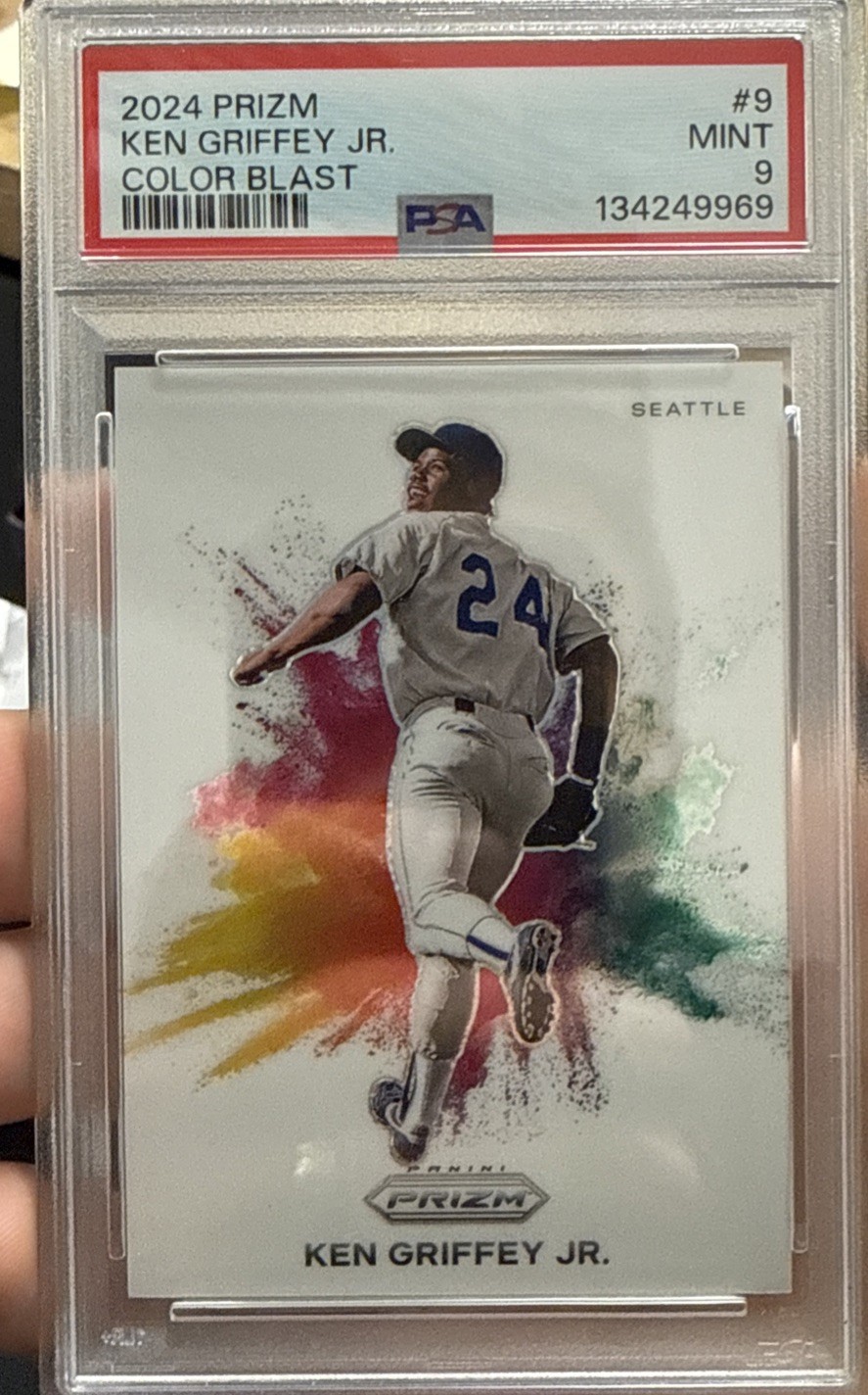 2024 Panini Prizm - Color Blast Ken Griffey Jr #9