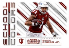 2018 Panini Contenders Draft Picks School Colors #20 Simmie Cobbs Jr. - FB