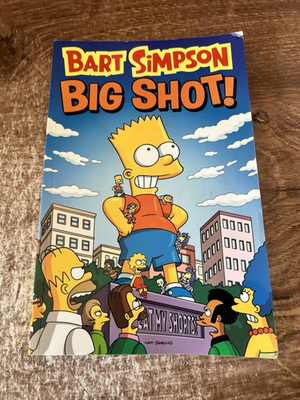 #ad #ad Bart Simpson Big Shot paperback Groening Matt $11.99
