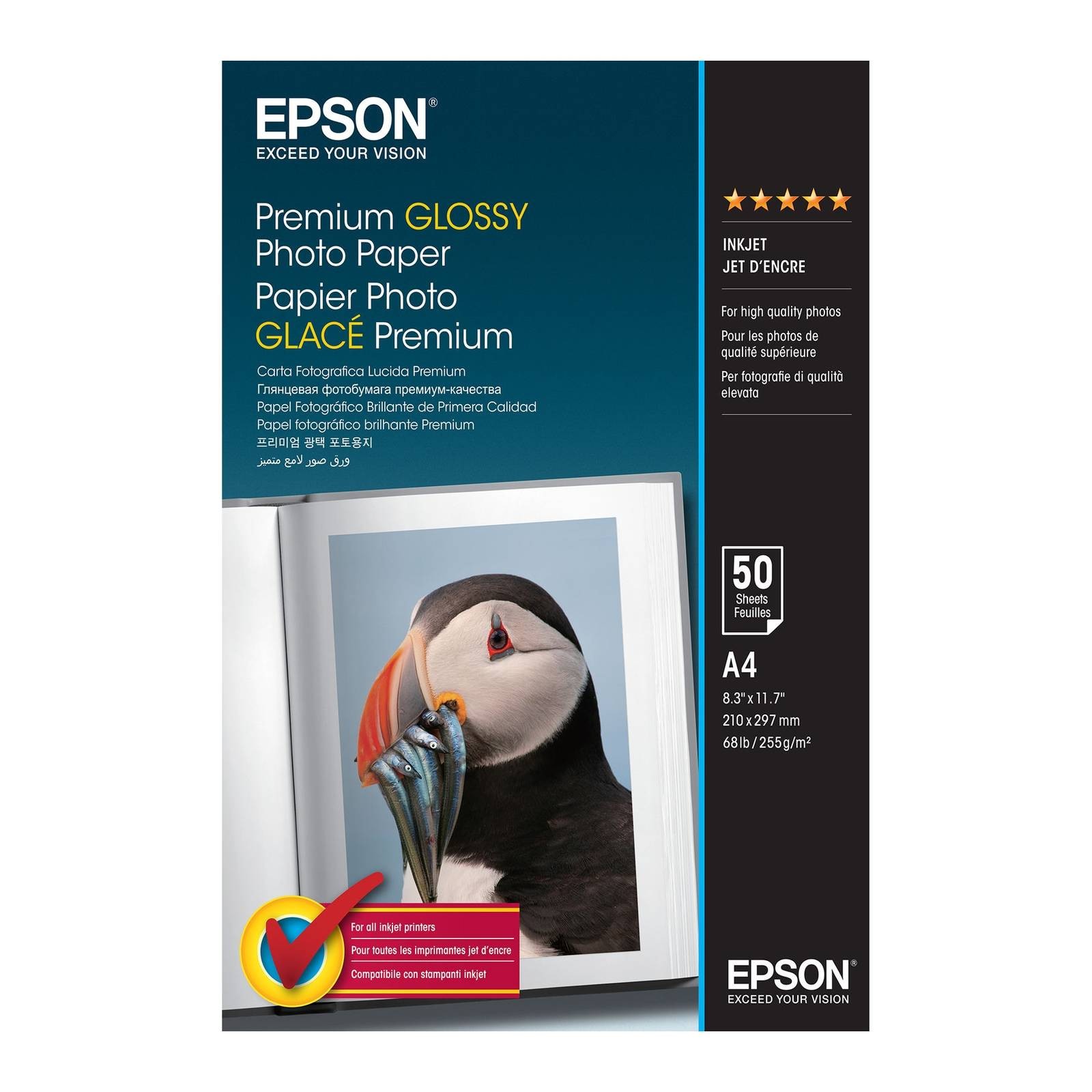 Epson Premium Glossy Photo Paper - A4 - 50 Sheets - Image 4