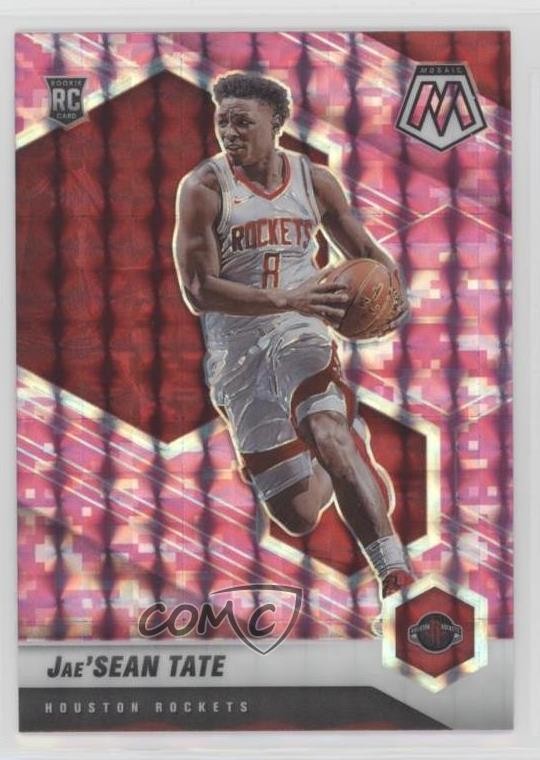 2020-21 Panini Mosaic Pink Camo Prizm Jae'Sean Tate #214 Rookie RC 10uo