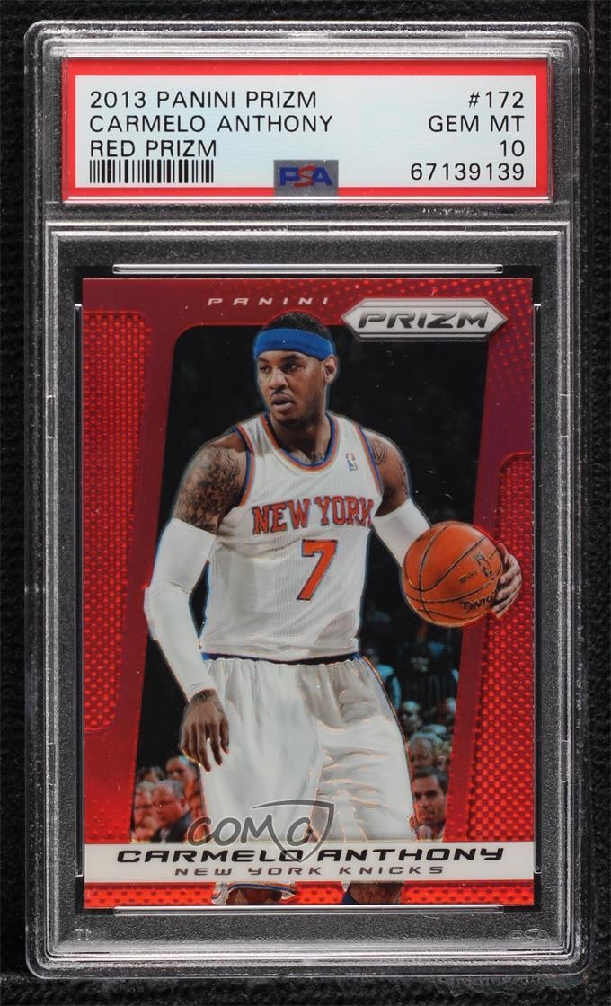 2013-14 Panini Prizm Target Red Carmelo Anthony #172 PSA 10 GEM MT HOF 0w77